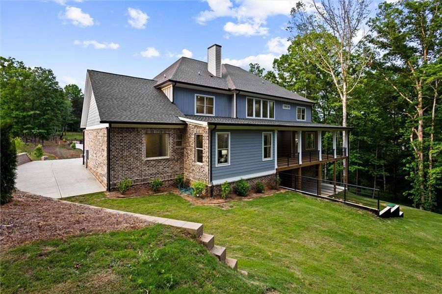 Exterior details and patio area of a home in , Gainesville (Image 32).