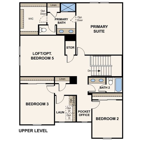 2D floor plan layout for the Oriole by Century Communities in Sanctuary at Mission Ranch, Casa Grande, AZ (Image 7). 2D floor plan layout for the Oriole by Century Communities in Sanctuary at Mission Ranch, Casa Grande, AZ (Image 7).