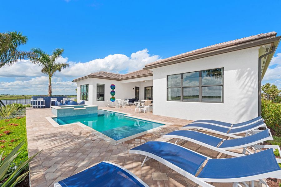 Representative exterior details of a home built from the Tivoli by GL Homes in Valencia Parc at Riverland, Port St. Lucie (Image 27).
