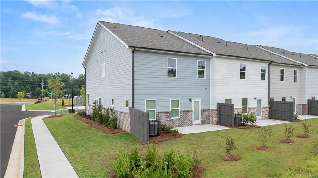 Exterior details and patio area of a home in Union Village, McDonough (Image 3).