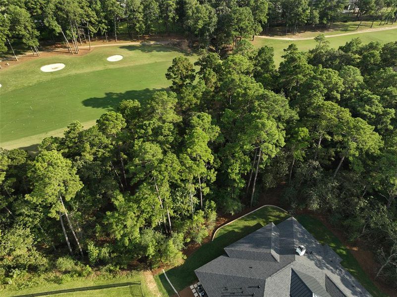 Gorgeous views of the woods and the 18th fairway!