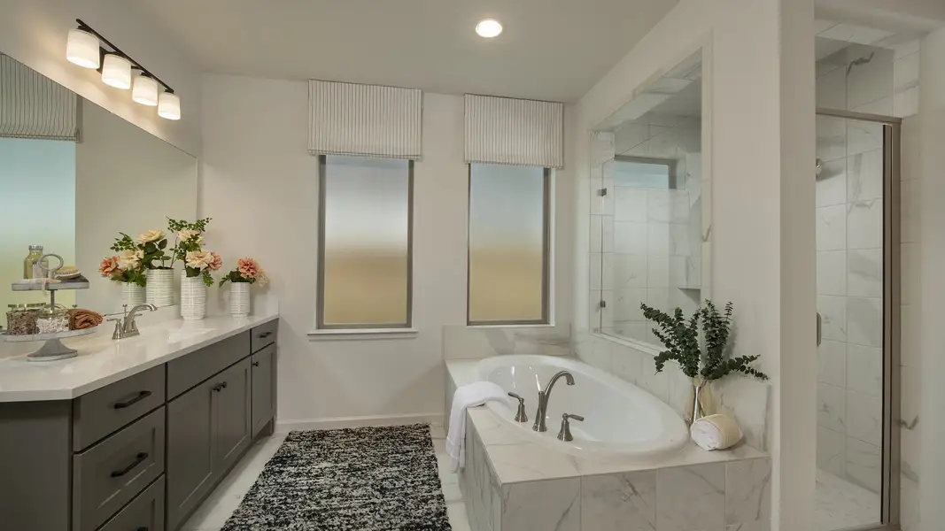 Furnished interior view inside a new home in Harvest Green, Richmond (Image 10).