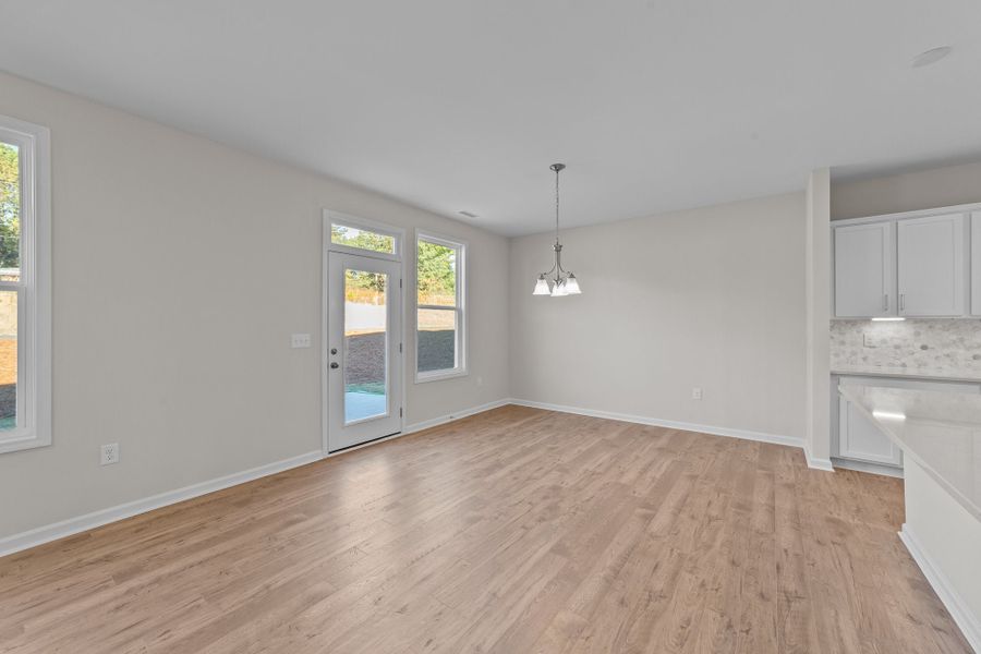 Representative unfurnished interior of a home built from the The Maple by Chesapeake Homes in Highgate, Clayton (Image 22). Representative unfurnished interior of a home built from the The Maple by Chesapeake Homes in Highgate, Clayton (Image 22).