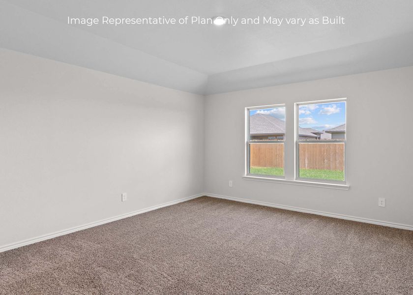 Representative unfurnished interior of a home built from the Fargo by D.R. Horton in London Towne, Corpus Christi (Image 15). Representative unfurnished interior of a home built from the Fargo by D.R. Horton in London Towne, Corpus Christi (Image 15).