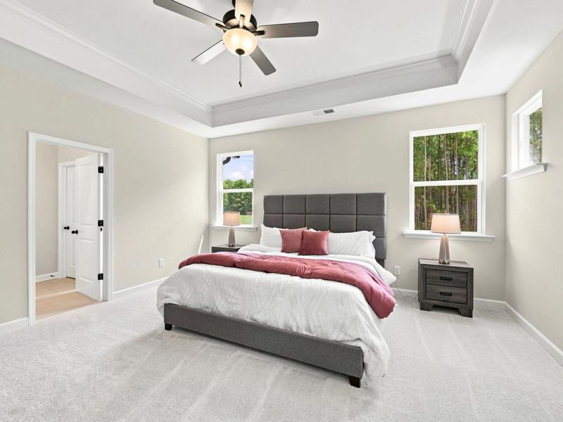Furnished interior view inside a new home in Forestville Yard, Knightdale (Image 24).