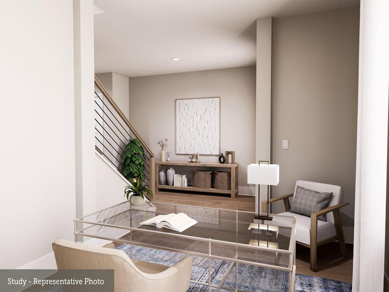 Furnished interior view inside a new home in Easthaven at Bridgeland Central - Horizon Collection, Cypress (Image 4). Furnished interior view inside a new home in Easthaven at Bridgeland Central - Horizon Collection, Cypress (Image 4).