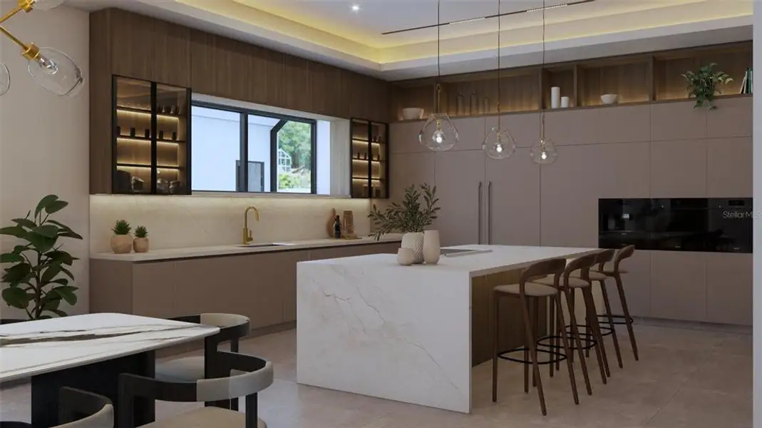 Furnished interior view inside a new home in , Clermont (Image 14).