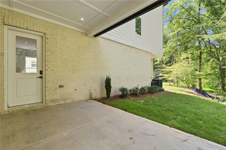 Exterior details and patio area of a home in , Sugar Hill (Image 28).