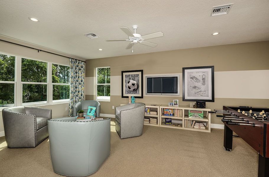 Furnished interior view inside a new home in Grand Park, Sarasota (Image 7).