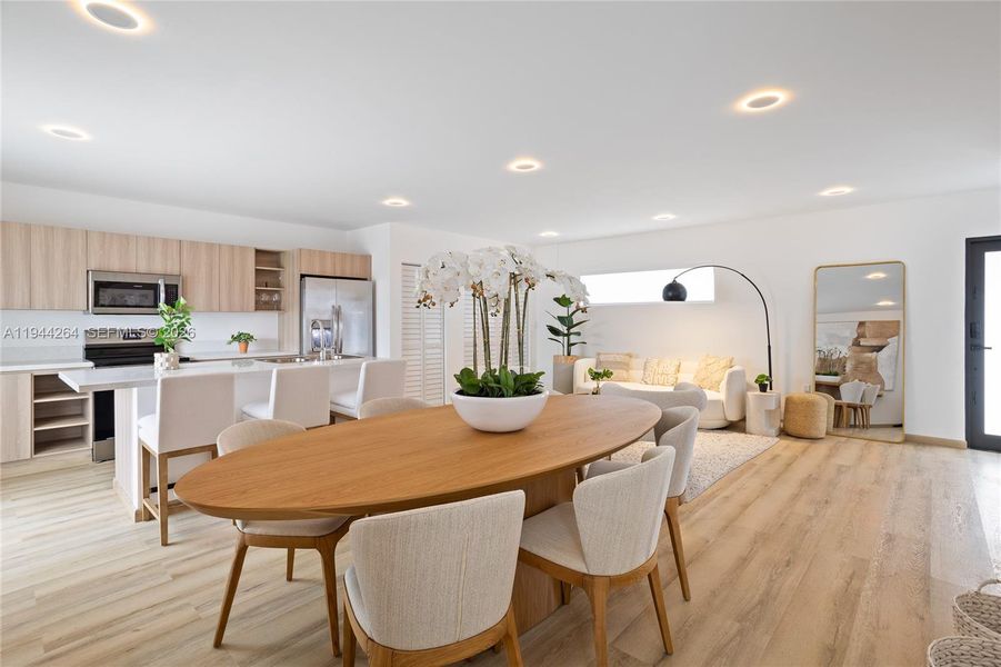 Furnished interior view inside a new home in , Florida City (Image 12).