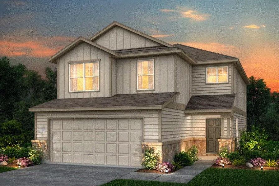 Pulte Homes, Camelia elevation I, rendering