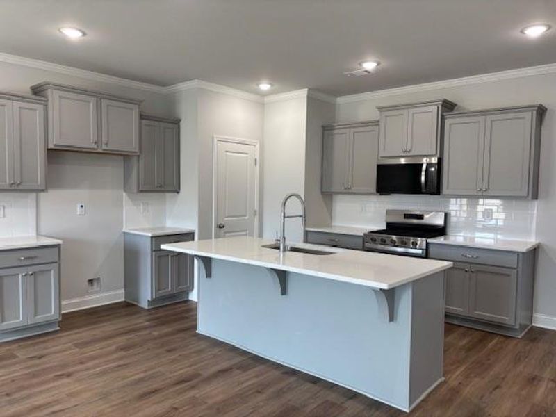 Furnished interior view inside a new home in , Suwanee (Image 6).