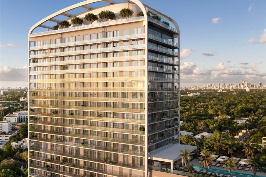 Condo located in Miami, FL showcasing its design and architecture (Image 4).