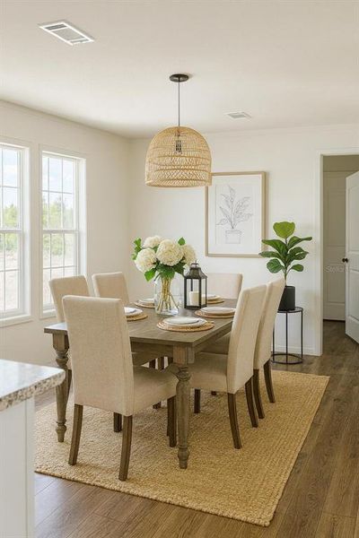 Furnished interior view inside a new home in , Okeechobee (Image 5).