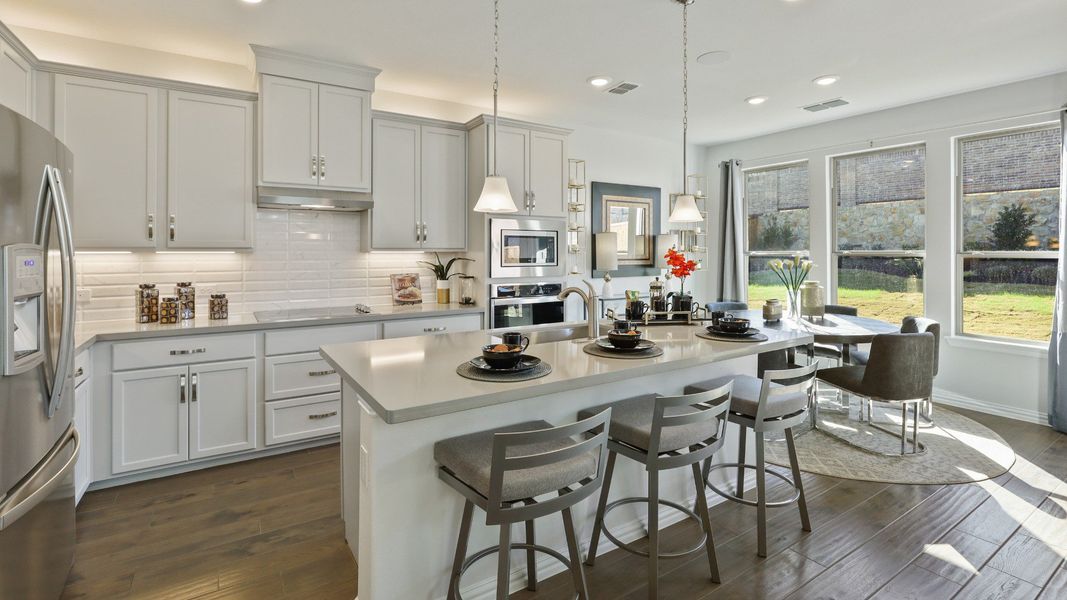 Representative furnished interior of a home built from the Hickory by DRB Homes in Brookewater, Rosenberg (Image 5).