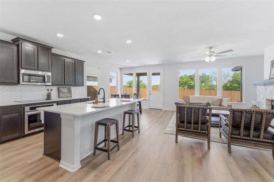 Furnished interior view inside a new home in Covenant Park, Springtown (Image 6).
