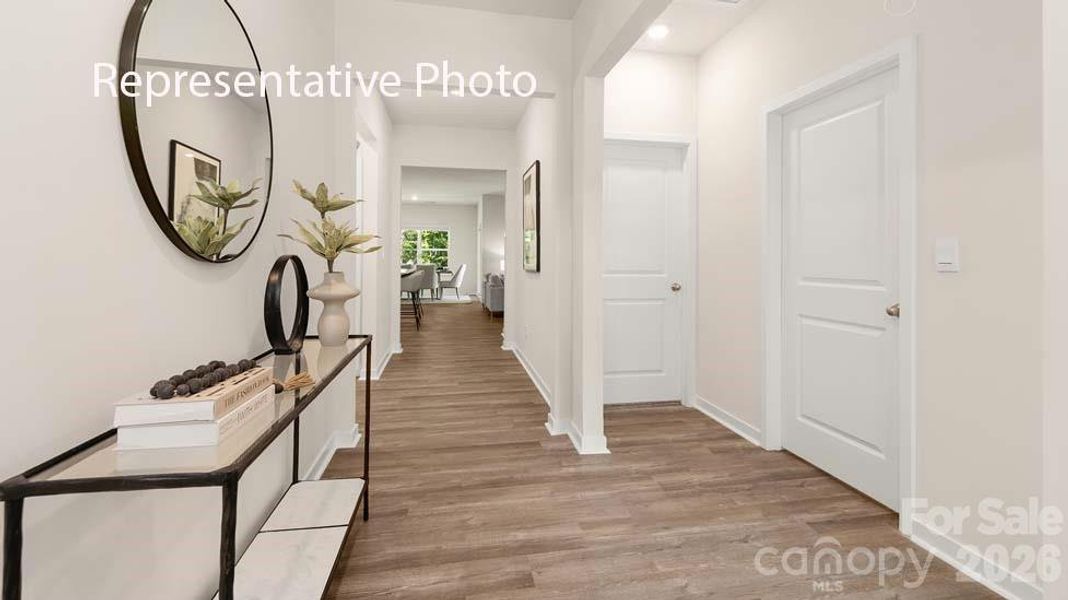 Furnished interior view inside a new home in The Hamptons at Hickory, Hickory (Image 8).