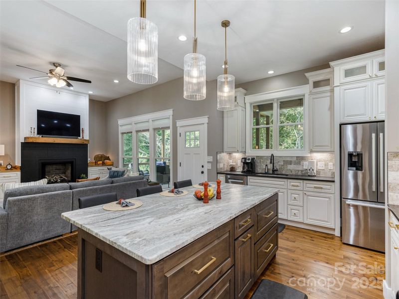Furnished interior view inside a new home in , Hendersonville (Image 32).