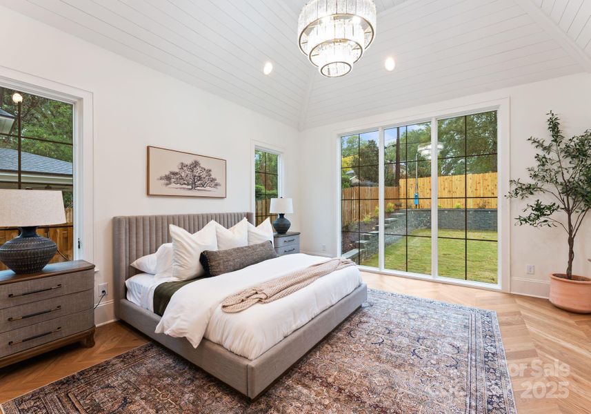 Furnished interior view inside a new home in , Charlotte (Image 18).