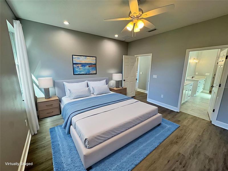 Furnished interior view inside a new home in , Dade City (Image 10).