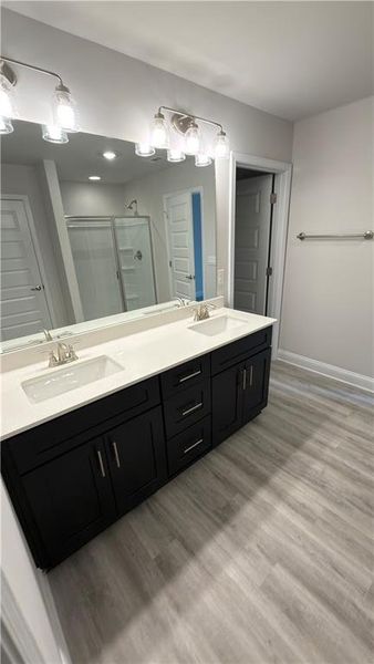 Furnished interior view inside a new home in Habersham Meadows, Demorest (Image 10).