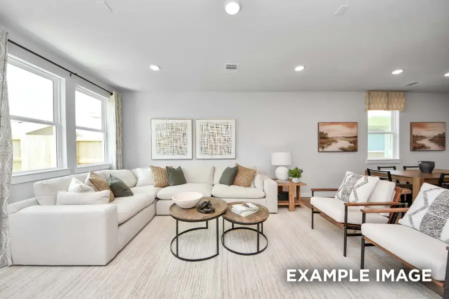 Representative furnished interior of a home built from the The Brazos F by Davidson Homes LLC in Emberly, Beasley (Image 12).