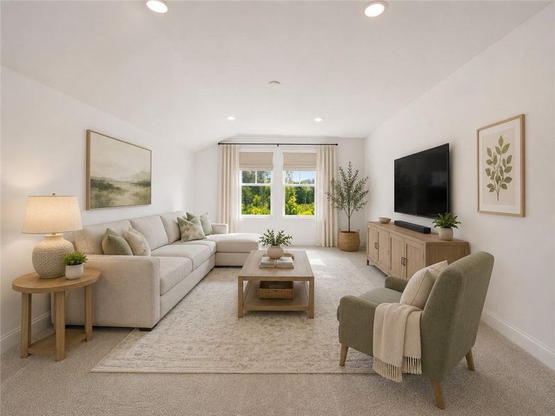 Furnished interior view inside a new home in Echols Farm, Hiram (Image 6).