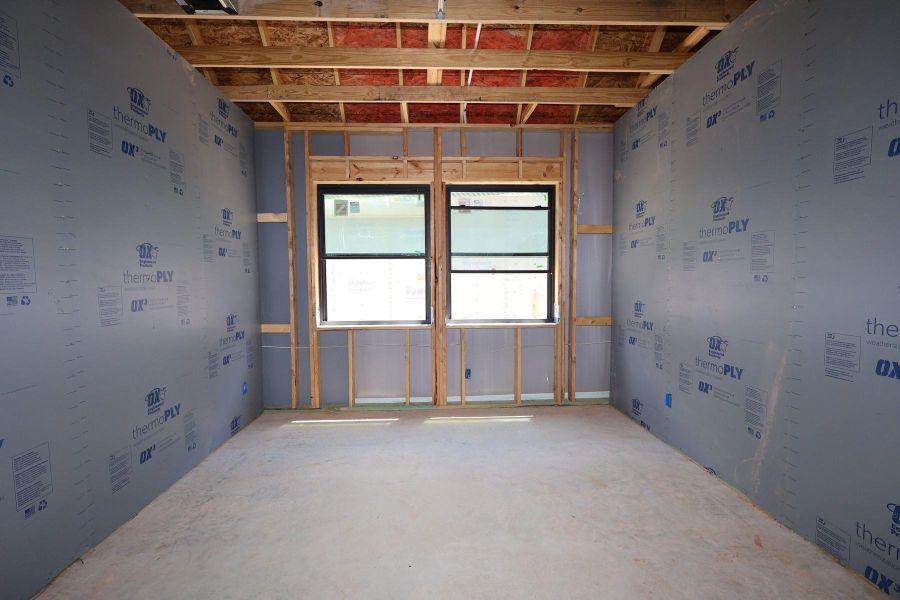 In-progress construction of a new home in The Highlands Encore - Tranquil Collection, Porter, TX (Image 11).
