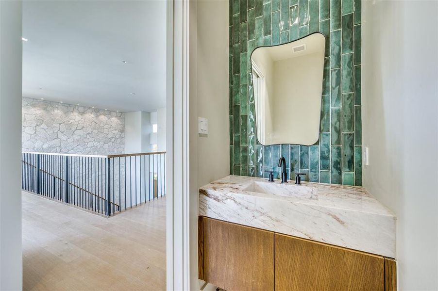 Furnished interior view inside a new home in , Dallas (Image 10).