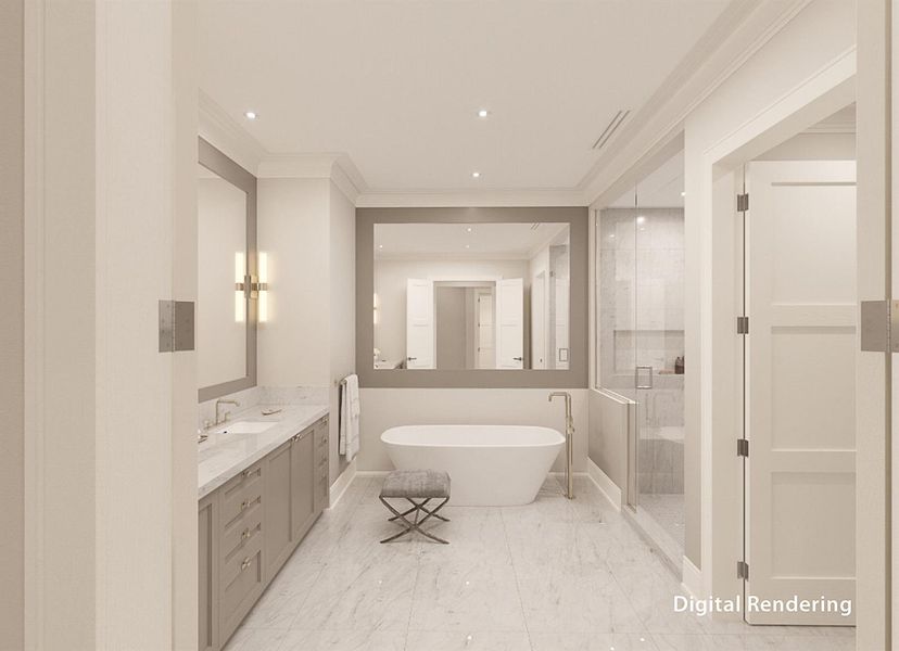 Caretta Bathroom Rendering