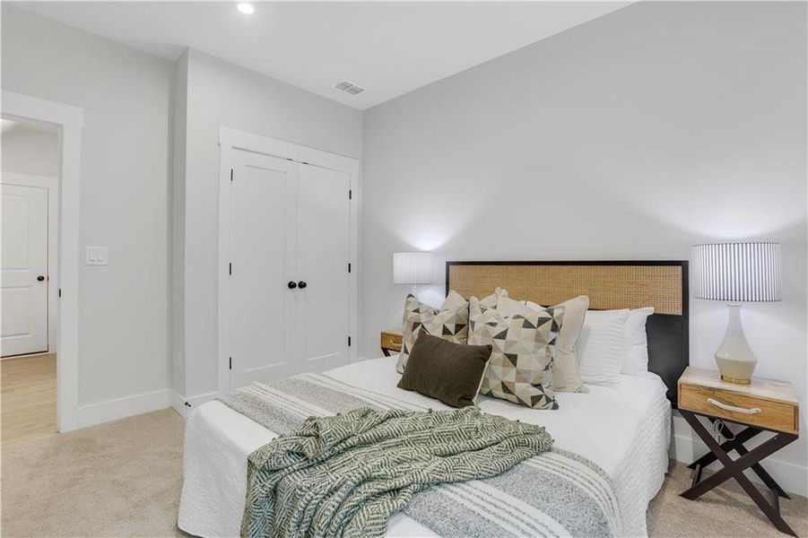 Furnished interior view inside a new home in The Paddocks at Doc Hughes, Buford (Image 52). Furnished interior view inside a new home in The Paddocks at Doc Hughes, Buford (Image 52).