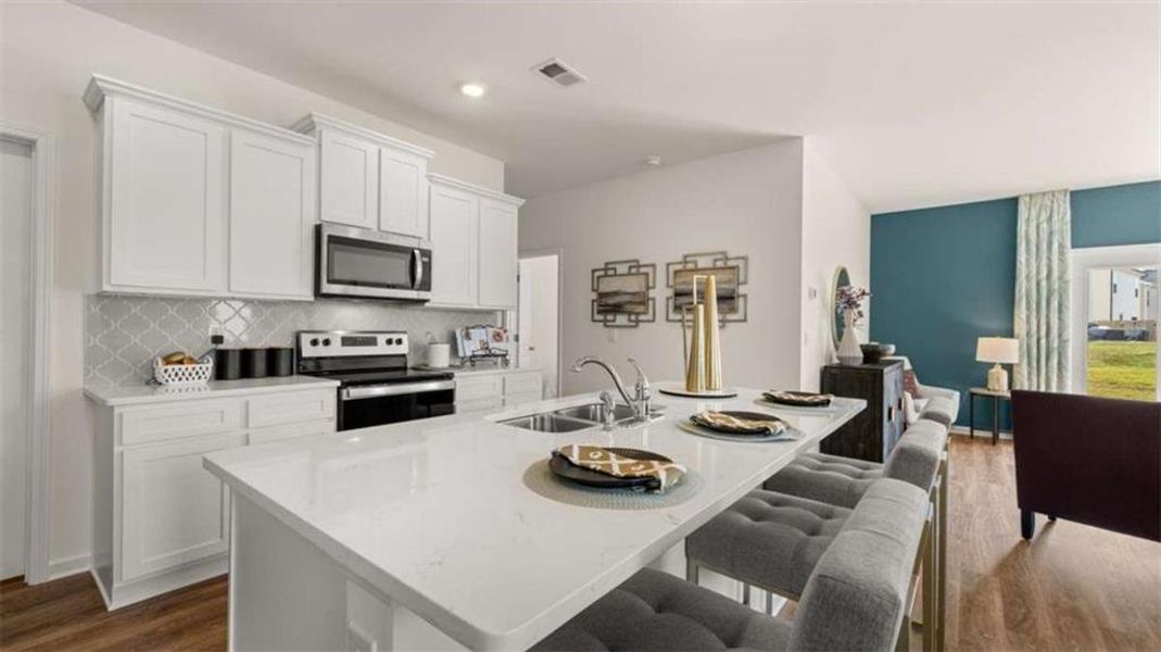 Furnished interior view inside a new home in Shoal Creek, Hampton (Image 6).