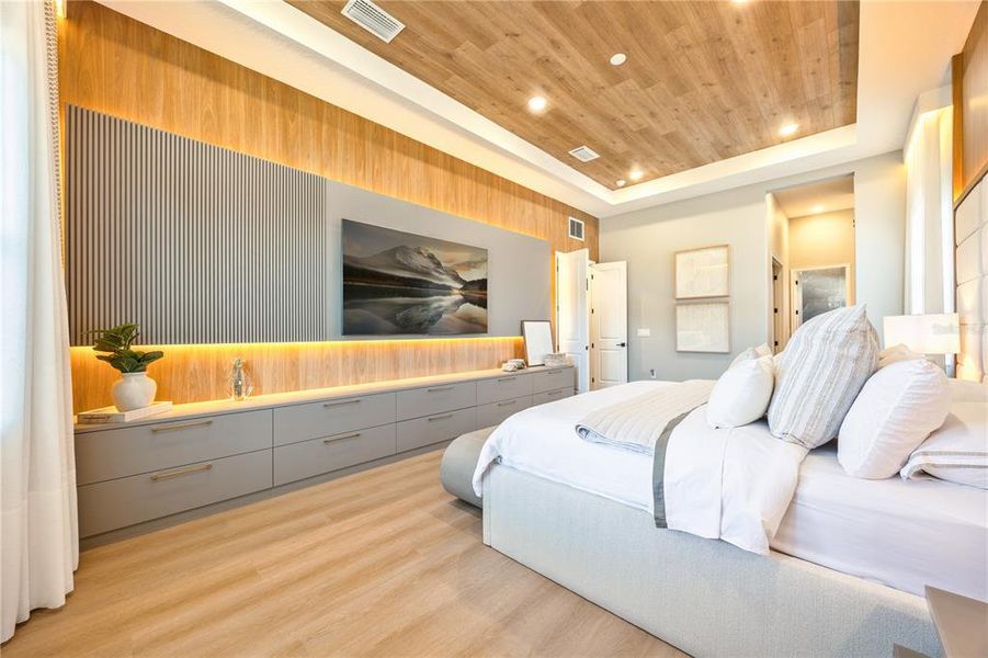 Furnished interior view inside a new home in Avalon Ridge, Winter Garden (Image 45).