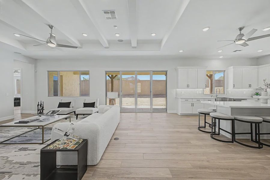 Furnished interior view inside a new home in Bellero Estates, Queen Creek (Image 6).
