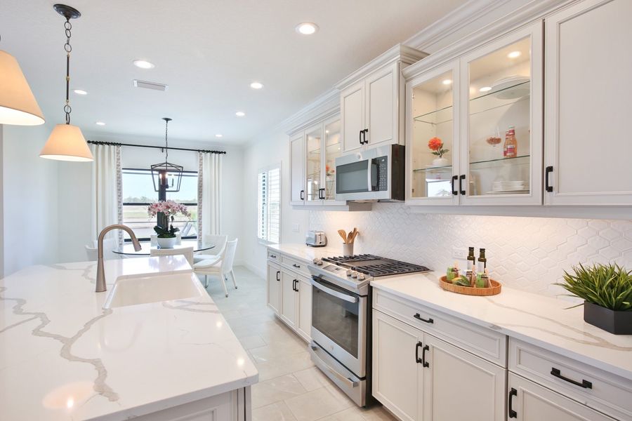 Furnished interior view inside a new home in Palm Grove, Lakewood Ranch (Image 11).