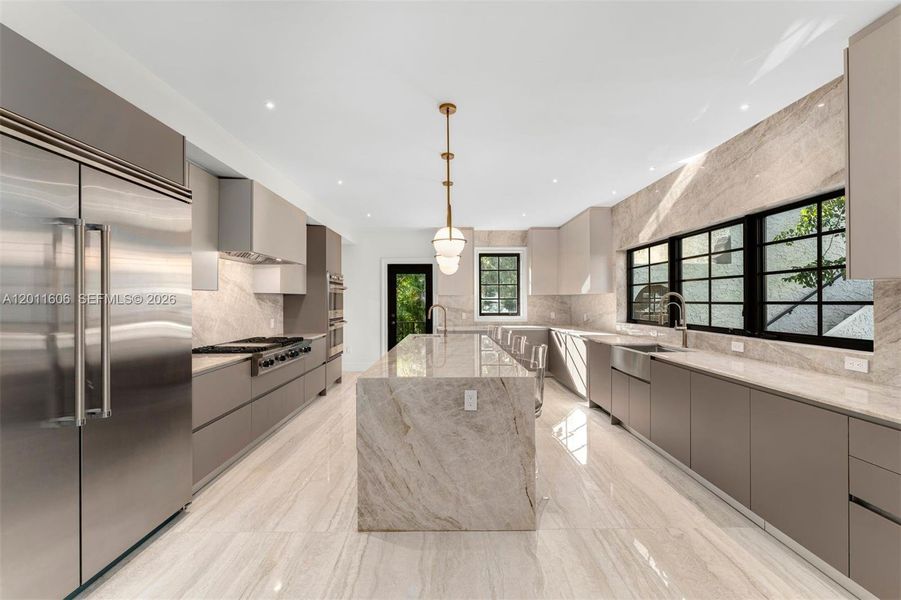 Furnished interior view inside a new home in , Miami (Image 12).