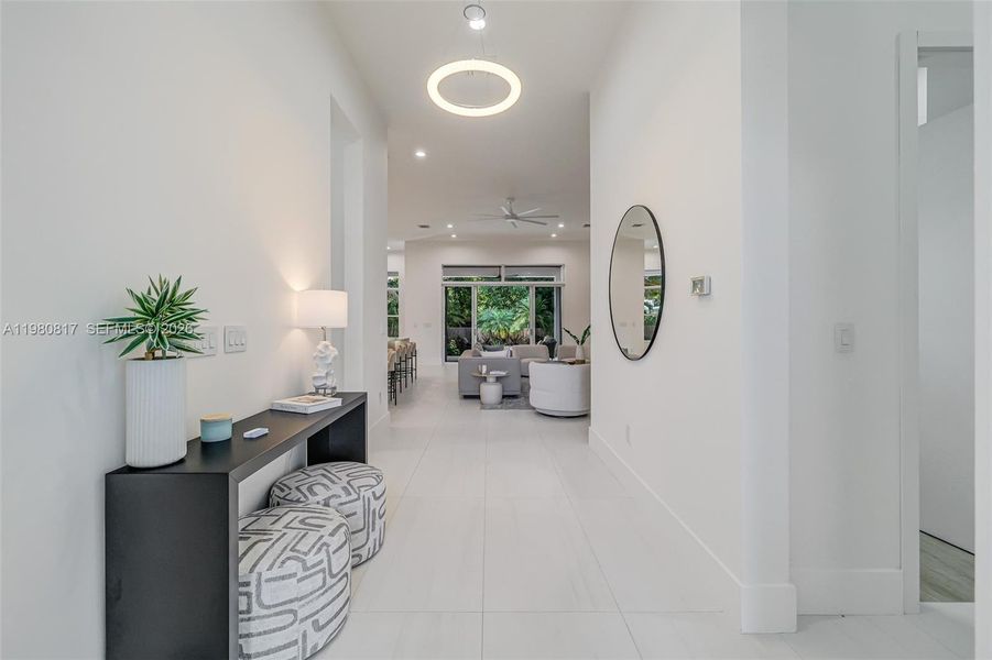 Furnished interior view inside a new home in , Biscayne Park (Image 6).