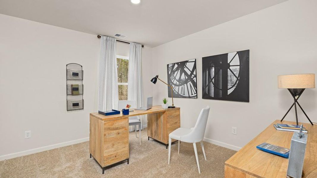 Furnished interior view inside a new home in Sheffield Highlands, Dallas (Image 15).