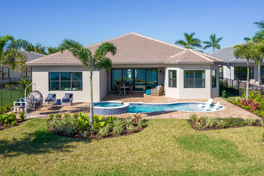 Representative exterior details of a home built from the Bianca by GL Homes in Valencia Parc at Riverland, Port St. Lucie (Image 24).