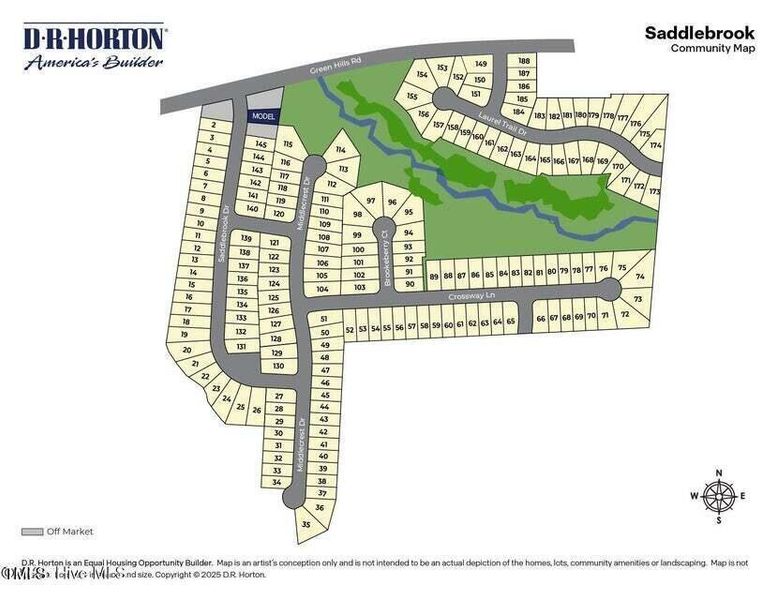 Saddlebrook Site Map