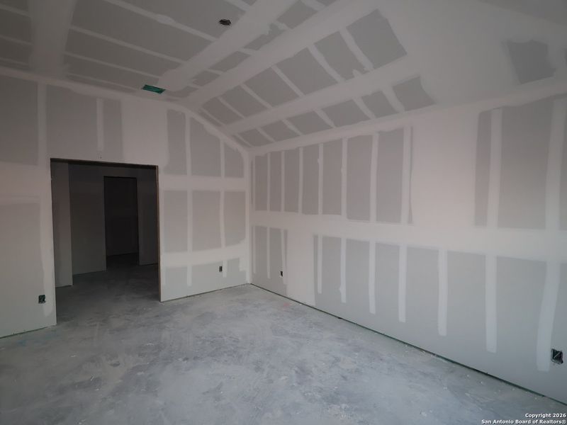 In-progress construction of a new home in Cinco Lakes, San Antonio, TX (Image 34).