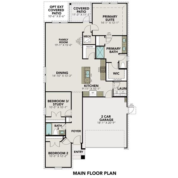 2D floor plan layout of this home in , Dayton, TX (Image 2). 2D floor plan layout of this home in , Dayton, TX (Image 2).