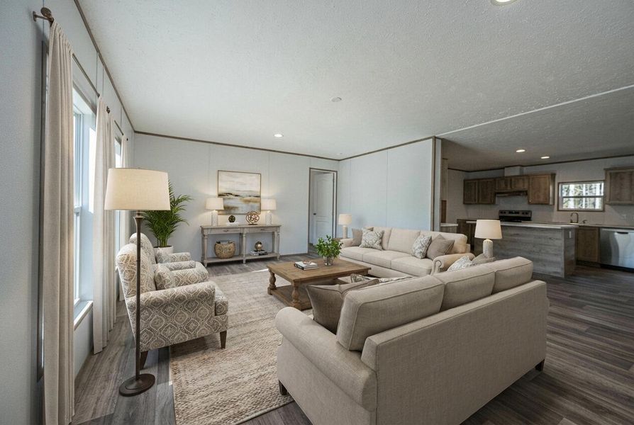 Furnished interior view inside a new home in , Holly Hill (Image 30).
