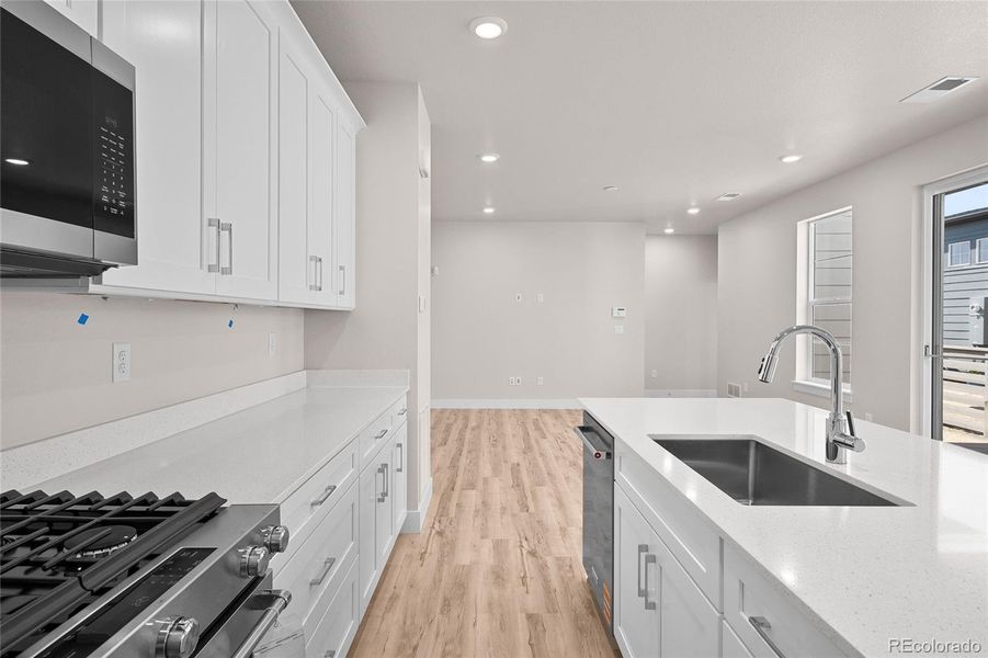 Furnished interior view inside a new home in , Littleton (Image 4).