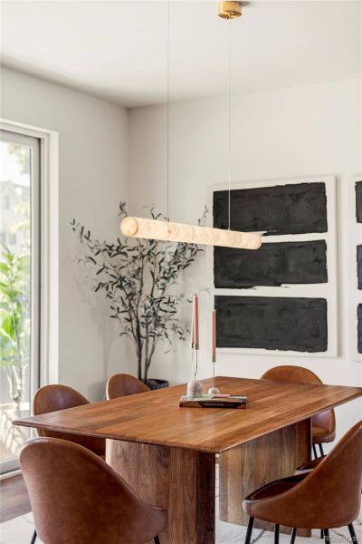 Furnished interior view inside a new home in , Denver (Image 16). Furnished interior view inside a new home in , Denver (Image 16).