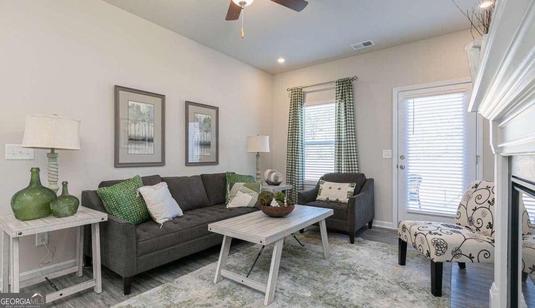 Furnished interior view inside a new home in The Cottages of Silvertown, Thomaston (Image 8). Furnished interior view inside a new home in The Cottages of Silvertown, Thomaston (Image 8).