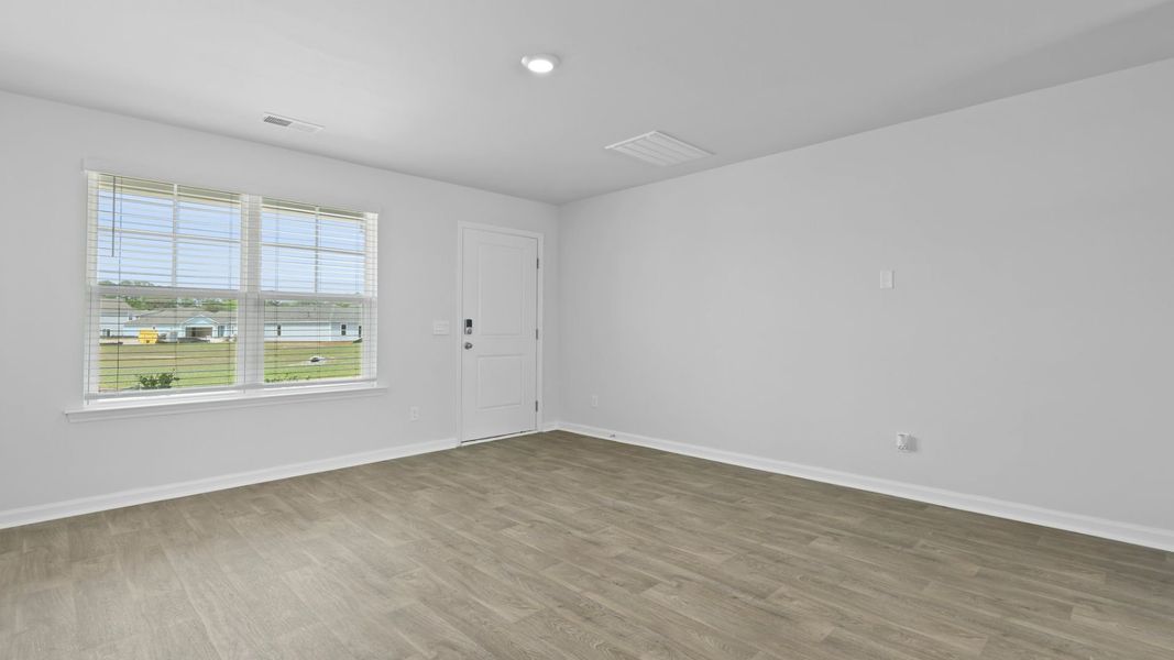 Representative unfurnished interior of a home built from the BRANDON by D.R. Horton in Center Pointe, Santee (Image 12).