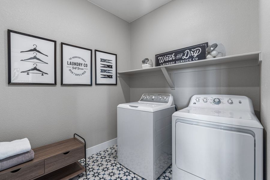 Furnished interior view inside a new home in Trailstone, Arvada (Image 34).