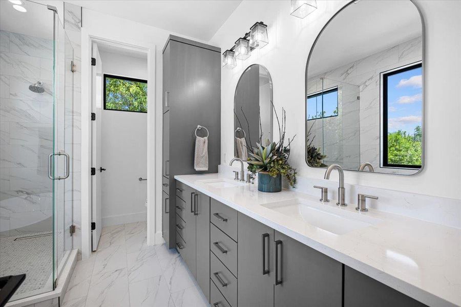 Furnished interior view inside a new home in , Austin (Image 13). Furnished interior view inside a new home in , Austin (Image 13).