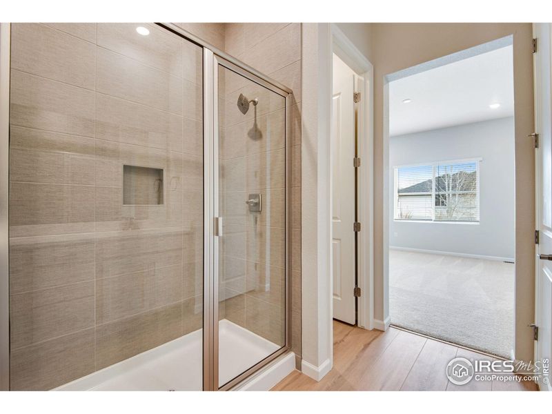 Furnished interior view inside a new home in Westside Crossing Paired Homes, Berthoud (Image 14).